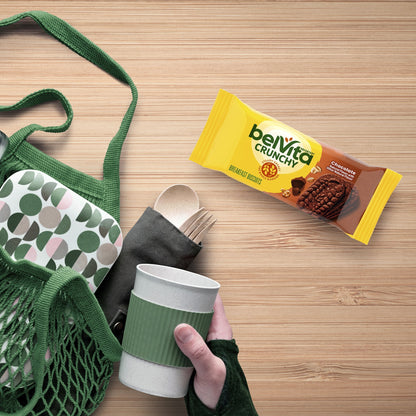 belVita Breakfast Bars Biscuits, Chocolate, 5 Packs (4 Biscuits Per Pack)