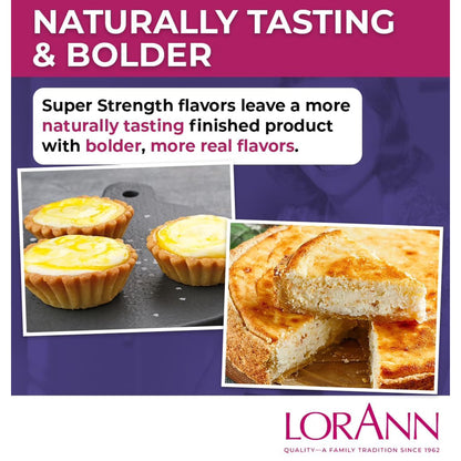 LorAnn Oils Super Strength Flavoring - Used For Candy Making, Flavoring Extracts, Baking, Hard Candy, and Flavor Oils, Cheesecake, 1 fl dram