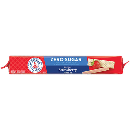 VOORTMAN Bakery Zero Sugar Strawberry Wafer Cookies 9 oz