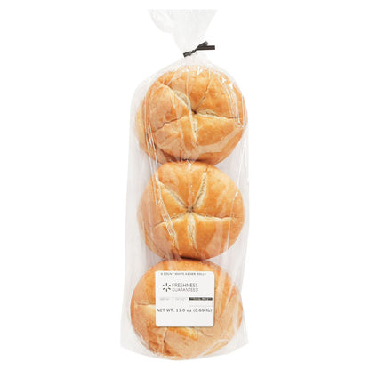 Freshness Guaranteed White Kaiser Rolls, Shelf-Stable, Regular, 11 oz, 6 Count