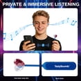 Amos Music Lollipops Natural Blackberry, Wireless Audio Lollipops, No Sugar Candy Fat-Free