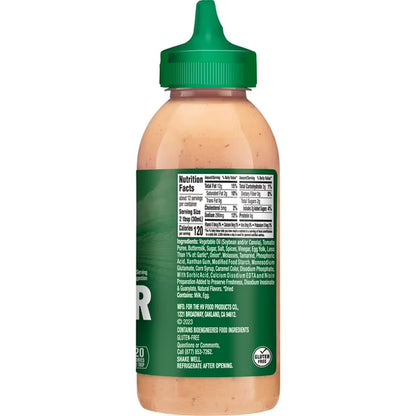 Hidden Valley Ranch Cool & Zesty Burger Secret Sauce, 12 fl oz Squeeze Bottle