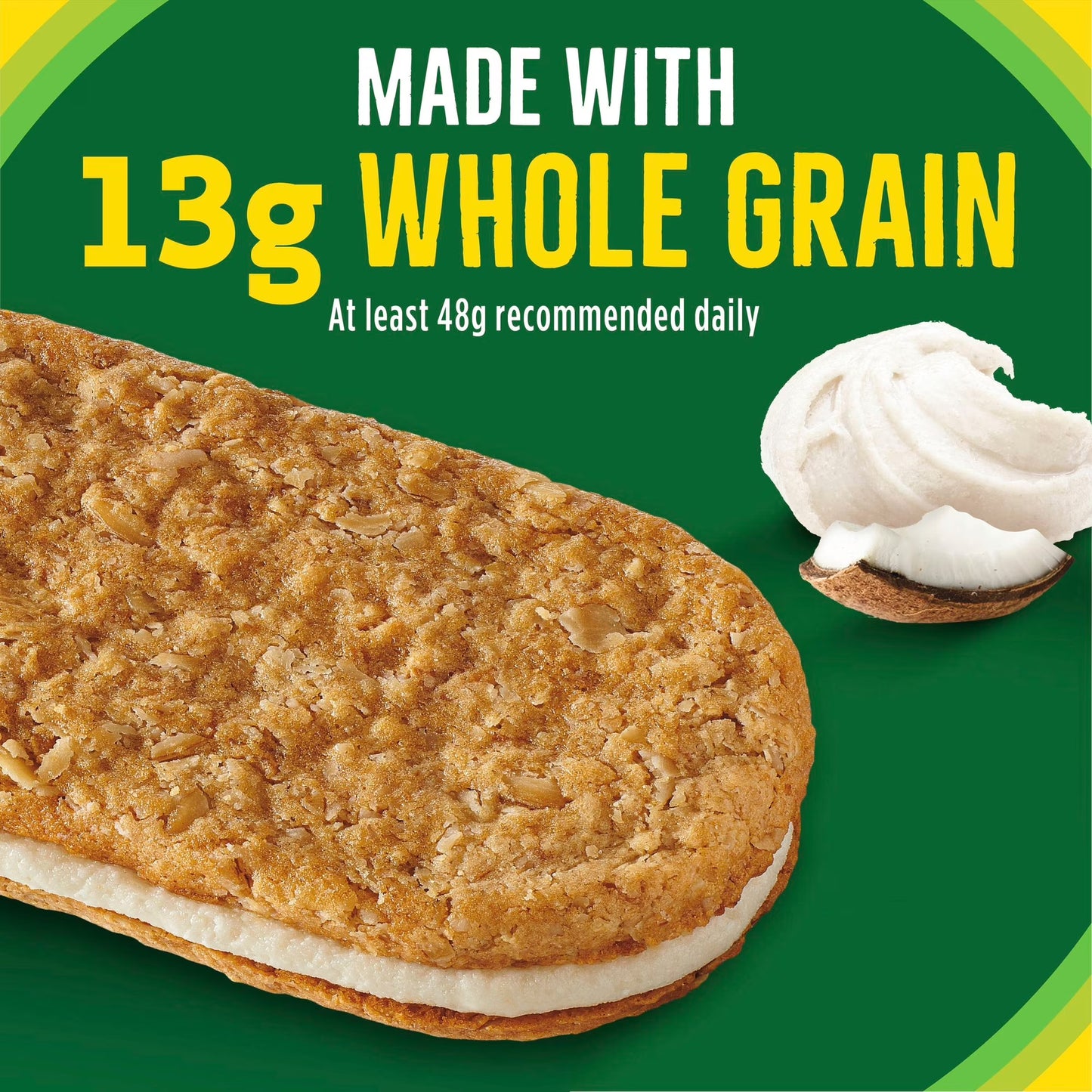 Nature Valley Biscuit Sandwiches, Coconut Butter, Snack Bars, 10 Bars, 13.5 oz
