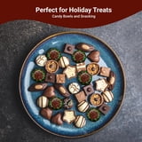 Chocolate Starlight Mints Individually Wrapped, 1 Pound | Mint Chocolate & Starlite Mints for Parties, Offices, Buffets | Rich Cocoa Hard Treats, Premium Candy Gift Bag Favors, Christmas Candy