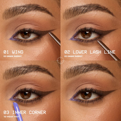 NYX Professional Makeup Epic Inky Stix Mechanical Cream Matte Gel Eyeliner, Cobalt Click 06