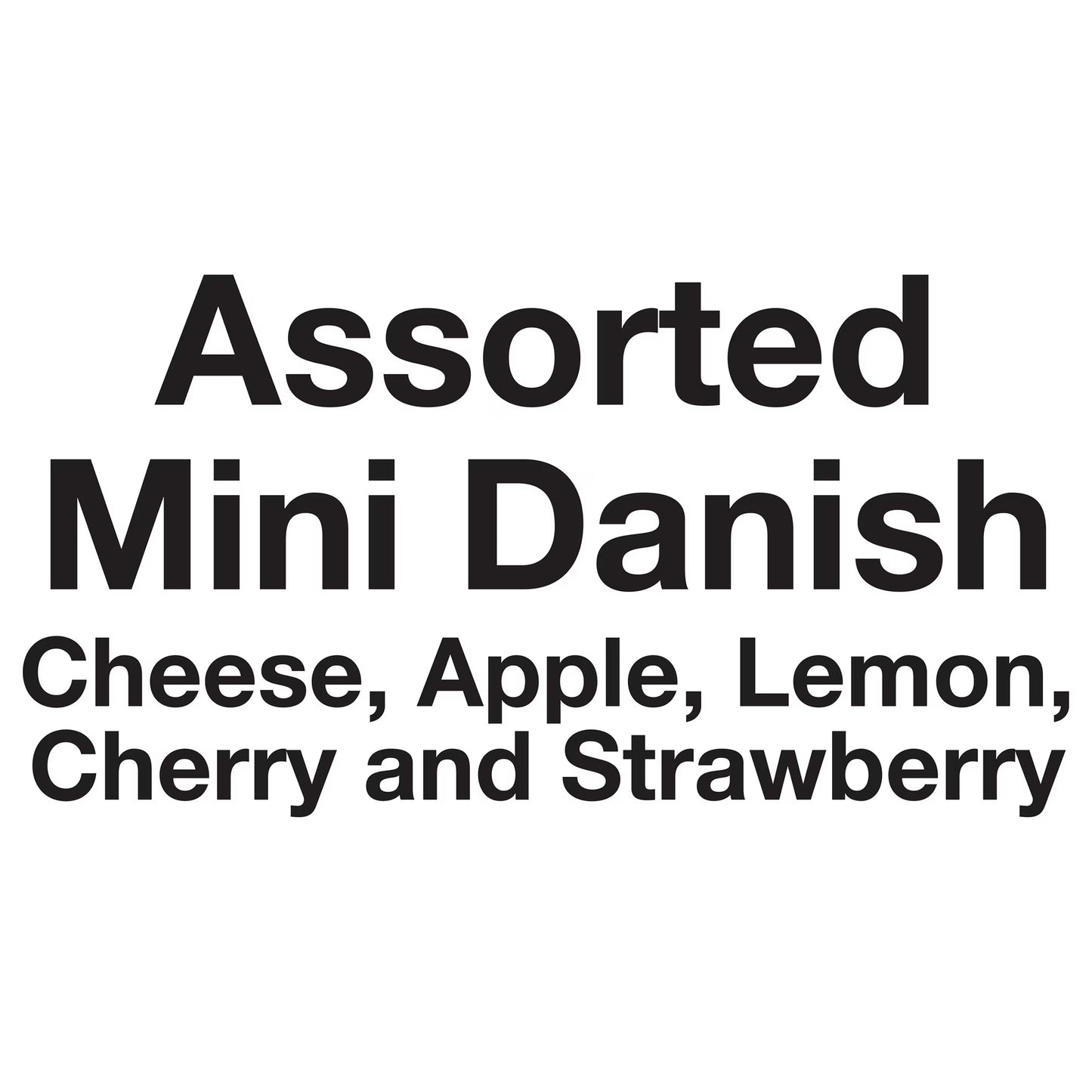 Freshness Guaranteed Assorted Mini Danish Baked Pastries with Light Glaze, 12 oz, 10 Count