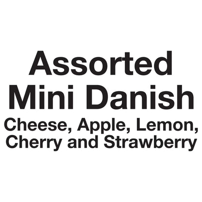 Freshness Guaranteed Assorted Mini Danish Baked Pastries with Light Glaze, 12 oz, 10 Count