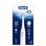 Oral-B Toothbrush, iO Series 2 Rechargeable Electric Toothbrush for Adults & Kids 3+, Pure White, 1 Gentle Care Brush Head