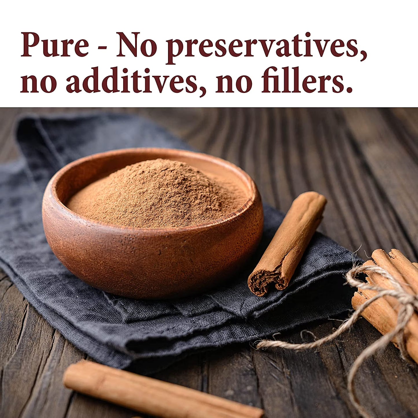 The Spice Way True Cinnamon Ceylon Powder, Gluten Free, Ground Ceylon Cinnamon - 6 Oz