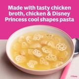 (4 pack) Campbell’s Condensed Kids Soup Disney Princess Cool Shapes Pasta, 10.5 oz