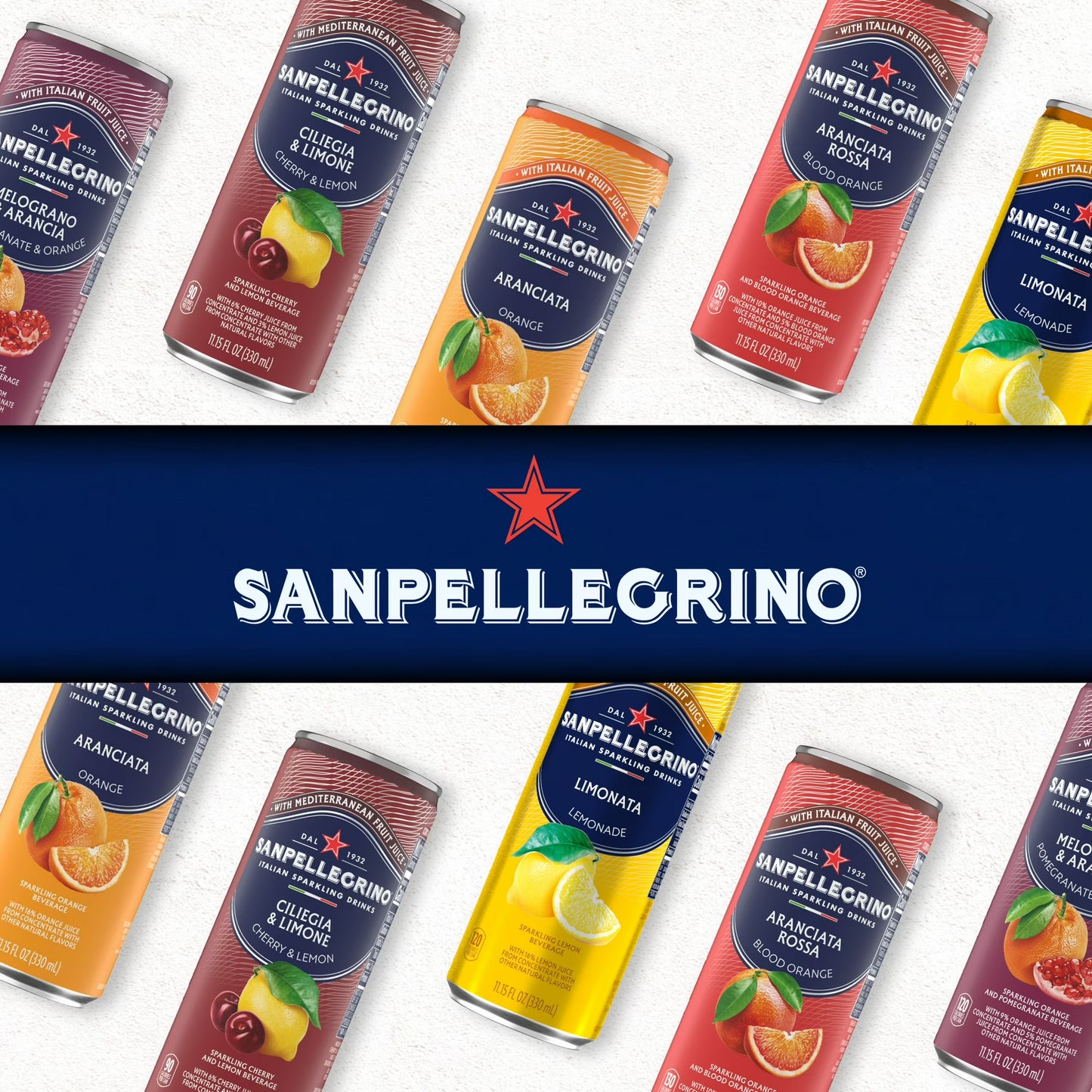SanPellegrino Soda Italiana Sparkling Orange, 24 Pack Cans