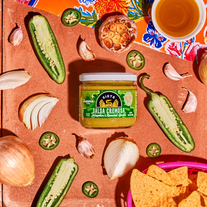 (2 pack) Siete Family Foods, Taqueria Salsa Verde, Cremosa, 10.5 oz