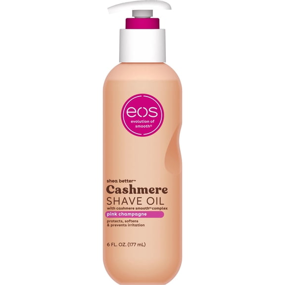 eos Cashmere Shave Oil for Smooth Skin- Pink Champagne - 6 fl oz