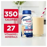 Ensure Plus Nutrition Shake, Small Meal Replacement Shake, Vanilla 8 fl. oz., 24 ct.