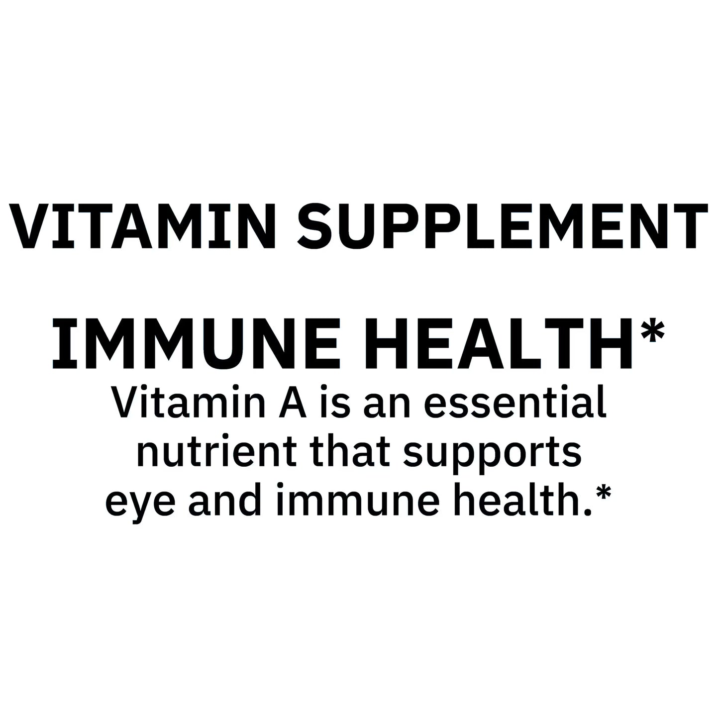 Spring Valley Vitamin A Supplement 2,400mcg Per Softgels, 250 Count