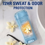Secret Fresh Antiperspirant Deodorant for Women, Clear Gel, Cozy Vanilla Scent, 2.6 oz