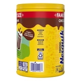 Nestle Nesquik Chocolate Flavor Powder Stir In Drink Mix Canister, 38 oz Canister, 83 Servings