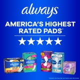 Always Maxi Pads with Wings, Size 2, Long Super Absorbency, 42 count