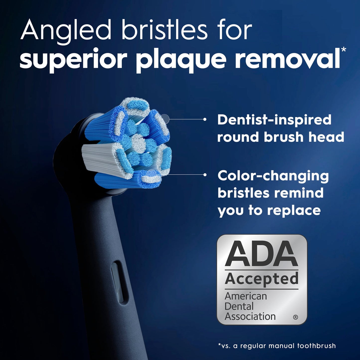 Oral‑B Toothbrush Heads, iO Ultimate Clean Electric Toothbrush Replacement Heads, Black, 2 Count