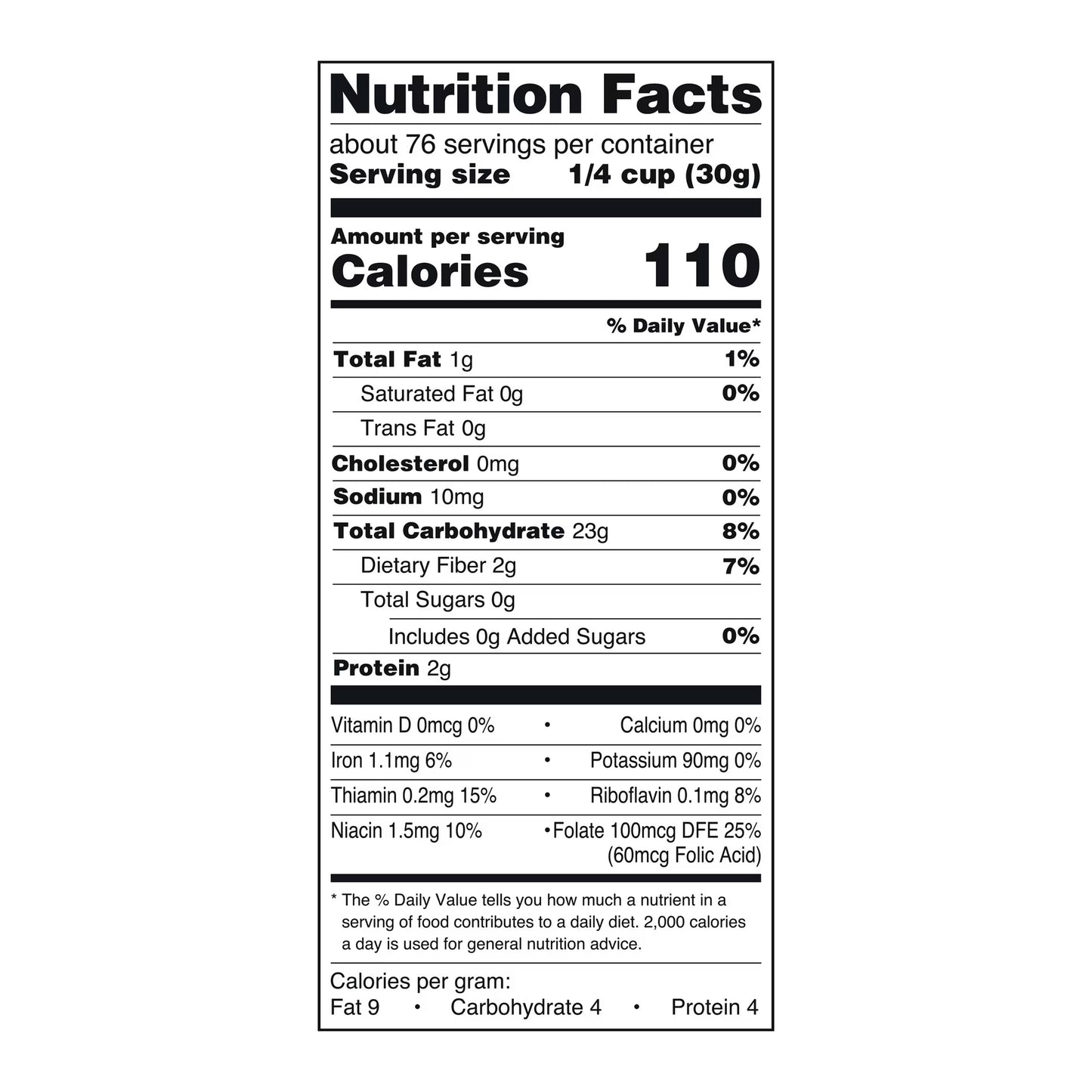 Great Value Enriched Yellow Corn Meal, 80 oz