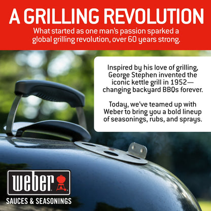 Weber Kick'n Chicken Seasoning, Gluten Free, 5 oz