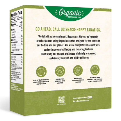Mary’s Gone Crackers Super Seed Organic, Gluten Free Rosemary Crackers, 4 oz