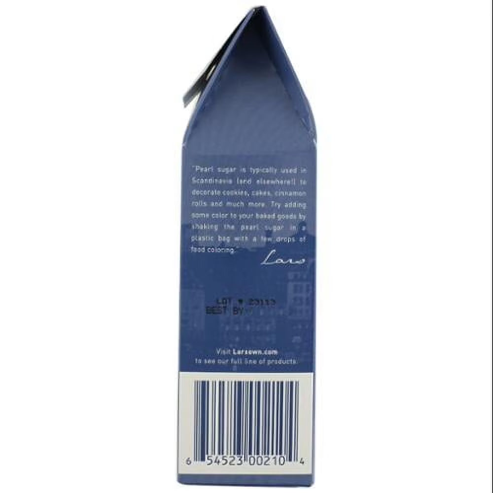 Lars Own Imported Swedish Pearl Sugar â€‘ 10 oz bag