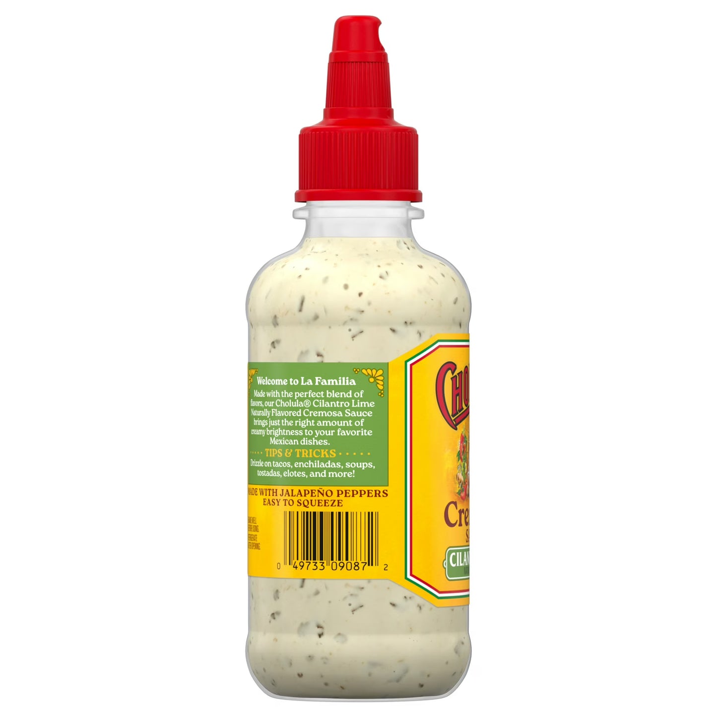 Cholula Cilantro Lime Cremosa Sauce, 8.0 fl oz Bottle
