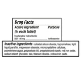 Equate Fexofenadine Hydrochloride USP Non-Drowsy Allergy Relief Tablets, 180 mg, 300 Count