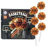 Basketball Lollipops, Birthday Party Favor Candy, 24 Count Box, 10.16 Ounces