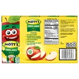 (2 pack) Mott's 100% Apple Juice, 6.75 fl oz, 8 Count Boxes