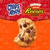 CHIPS AHOY! Chewy Chocolate Chip Cookies with Reese's Peanut Butter Cups, Family Size, 14.25 oz