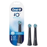 Oral‑B Toothbrush Heads, iO Ultimate Clean Electric Toothbrush Replacement Heads, Black, 2 Count
