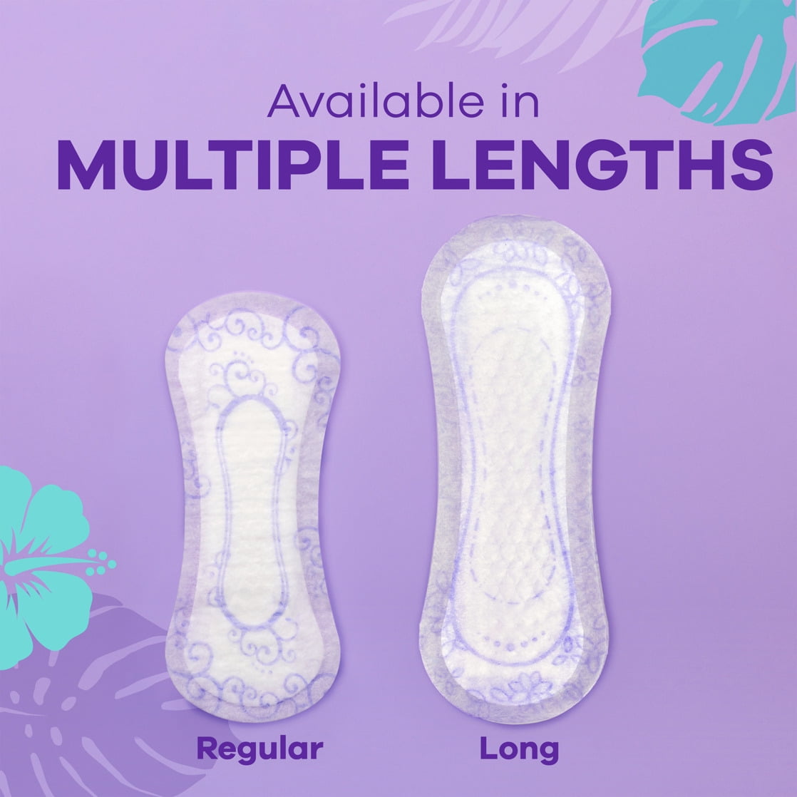 Always Panty Liners, Daily Protect, Regular Length, Unscented liners, 48 Count