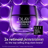 Olay Skin Care Regenerist Retinol 24 + Peptide Facial Moisturizer, Fragrance-Free, Trial Size 0.5 oz