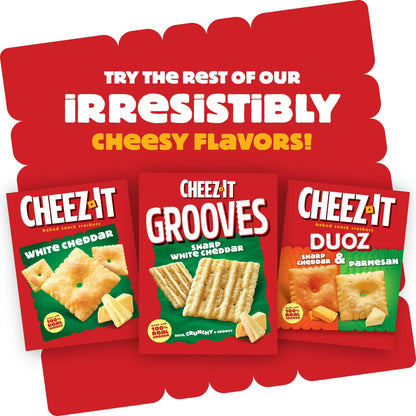 Cheez-It Snap'd Cheddar Sour Cream and Onion Cheesy Baked Chips, Lunch Snacks, 7.5 oz