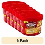 (6 pack) Campbell’s Chunky Classic Chicken Noodle Soup, 15.25 oz Microwavable Bowl