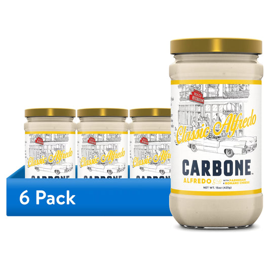 (6 pack) Carbone Fine Foods Alfredo Sauce, 15 oz