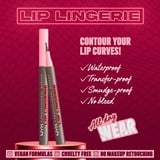 NYX Professional Makeup Lip Lingerie Lip Liner Stain, Waterproof Lip Color, Wild Side, 0.03 fl oz