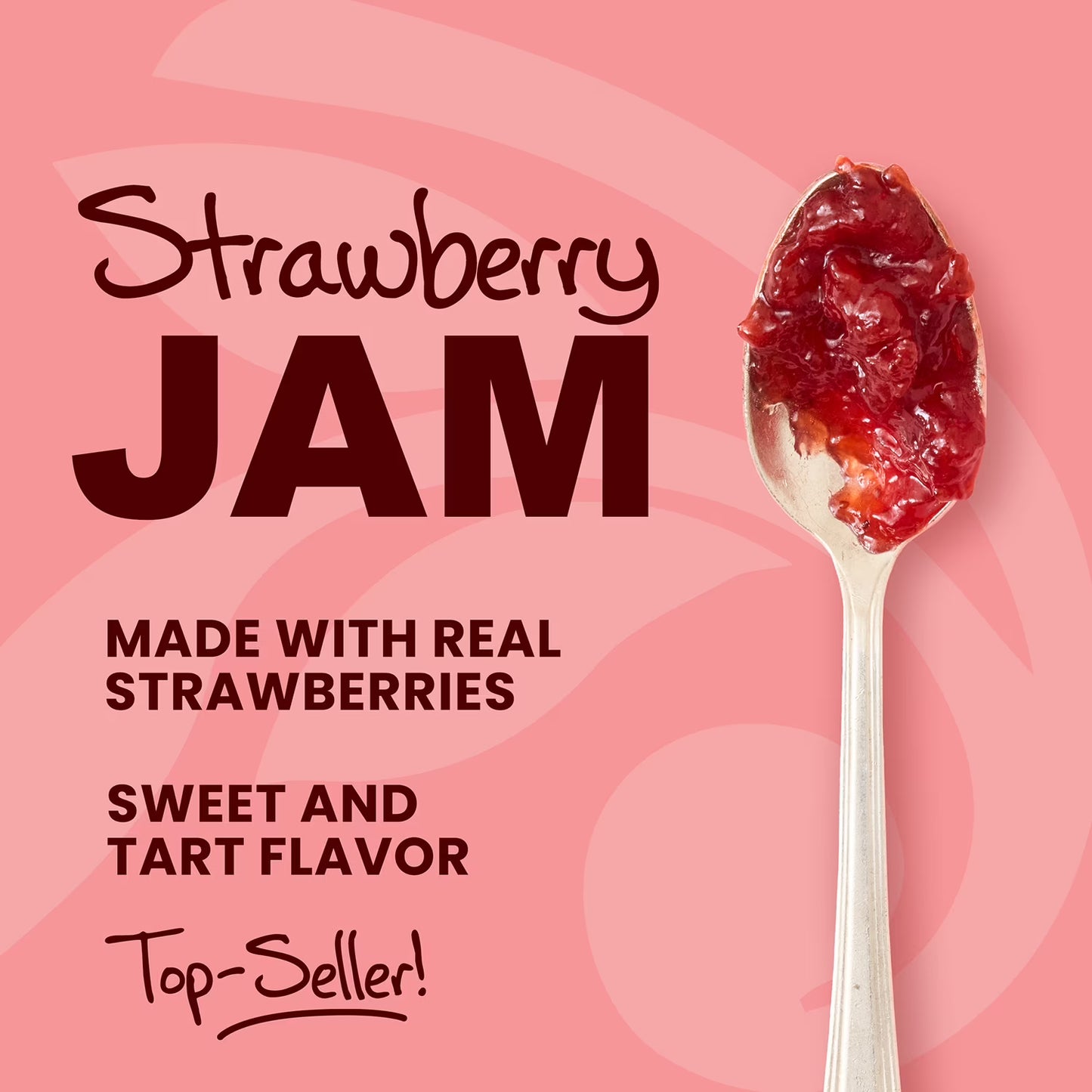 Stonewall Kitchen, non GMO, Strawberry Jam, 12.5 oz. Jar