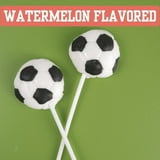 Soccer Ball Lollipops, Birthday Party Candy Favors, 24 Count Box, 10.16 Ounces