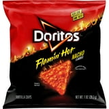 Doritos Flamin' Hot Nacho Flavor Tortilla Snack Chips, 40 Count 1 Ounce Bags