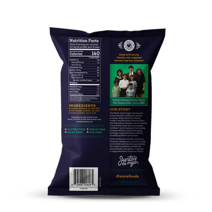 Siete Kettle Cooked Potato Chips Serrano Sea Salt & Vinegar - 5.5 oz