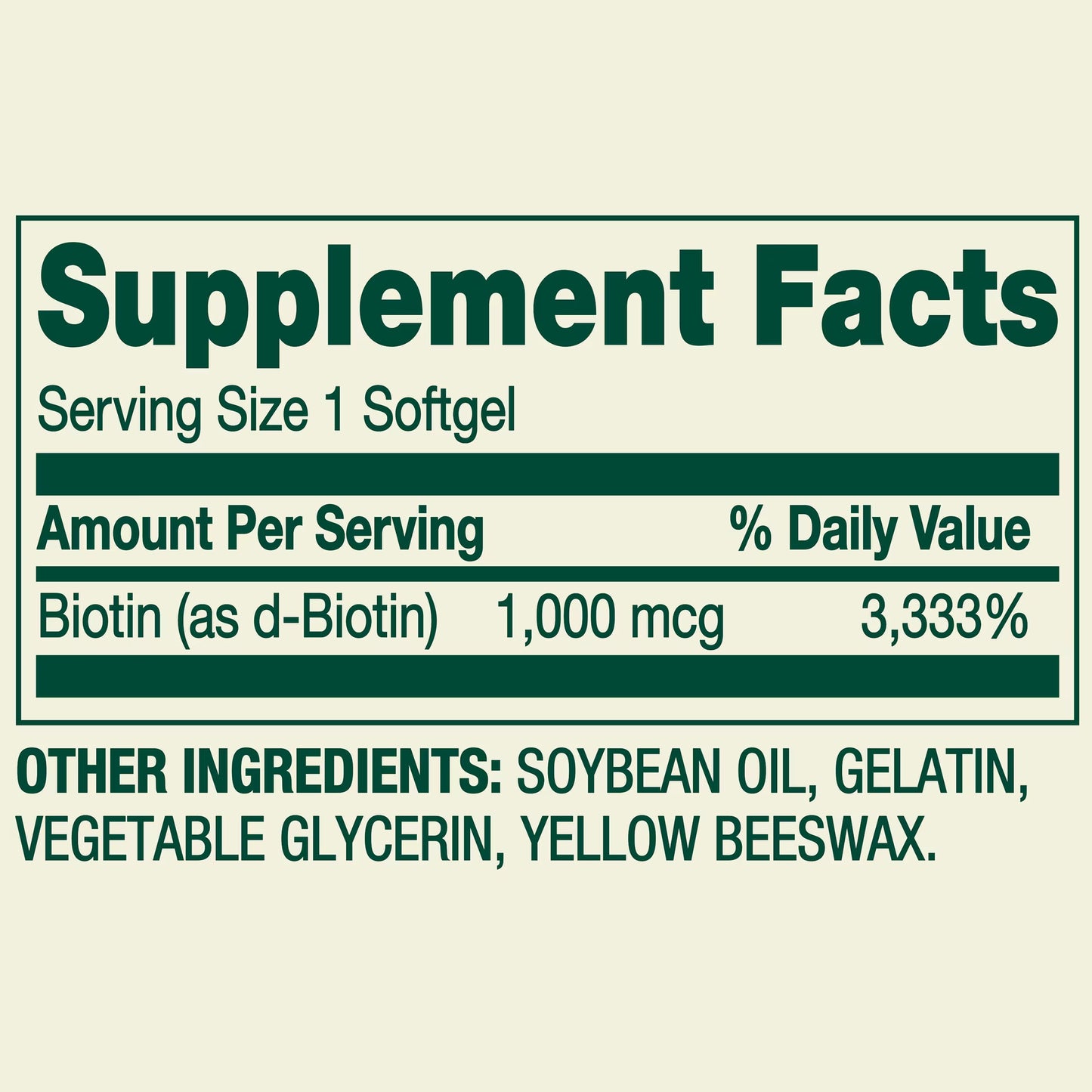 (2 pack) Spring Valley Biotin Dietary Supplement Softgels for Hair/Skin/Nails Health, 1,000 mcg, 150 Count