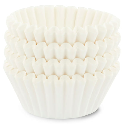 Great Value Mini Cupcake Liners, White, 100 Count