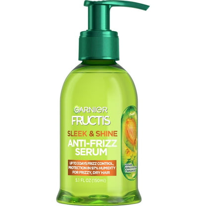Garnier Fructis Flat Iron Perfector Straightening Mist & Frizz Control Hair Serum Set with Argan Oil, 6 fl oz