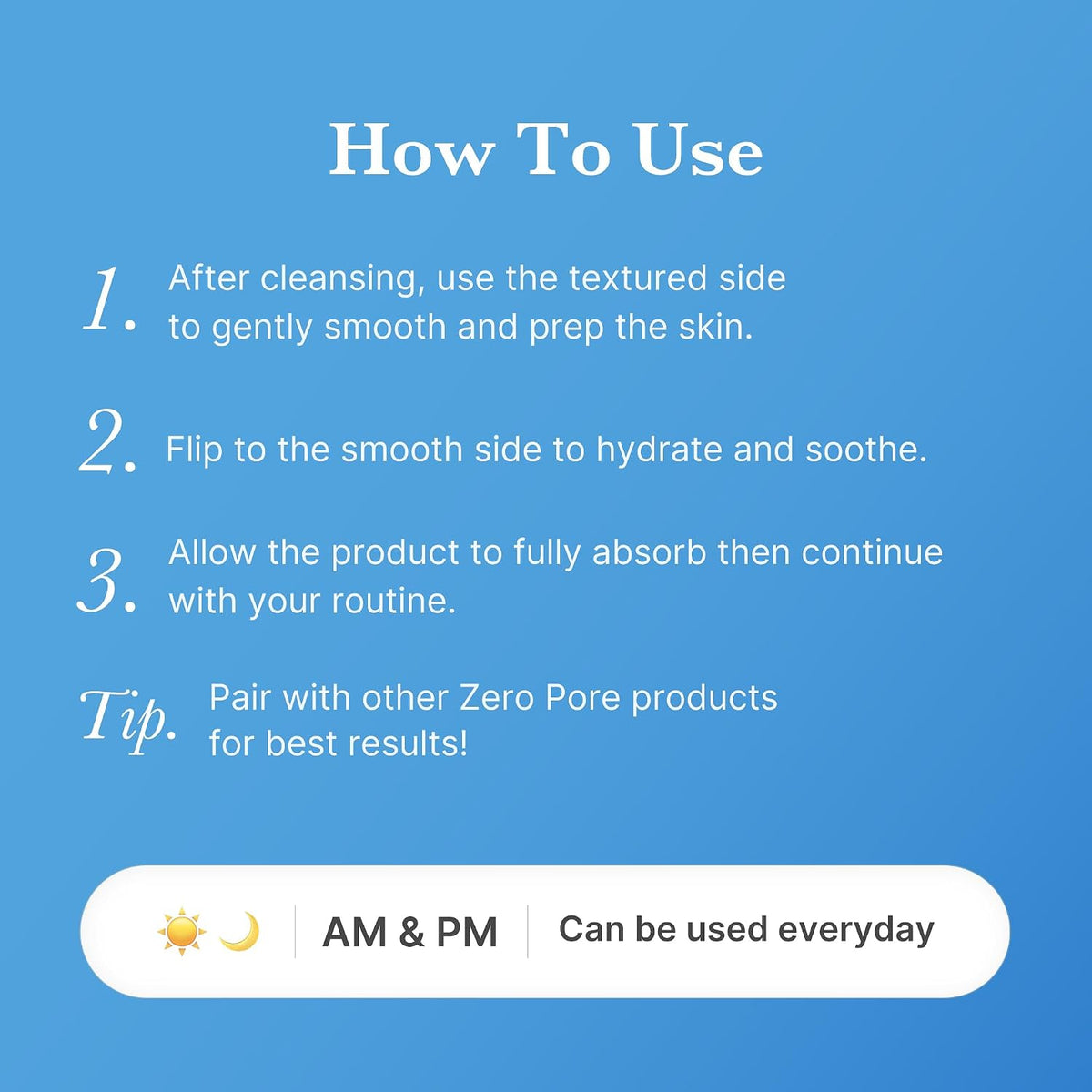 medicube Toner Pads Zero Pore Pad Mild 2.0, Gentle Exfoliation & Pore Care