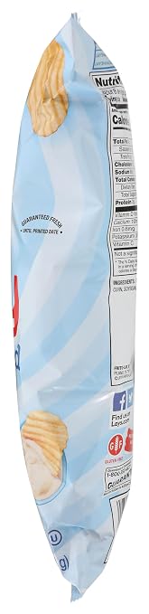 Lay's Potato Chips Wavy Lightly Salted, 7.5 Oz