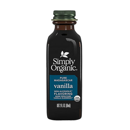 Simply Organic Vanilla Flavoring 2 Fl Oz (Pack of 6)