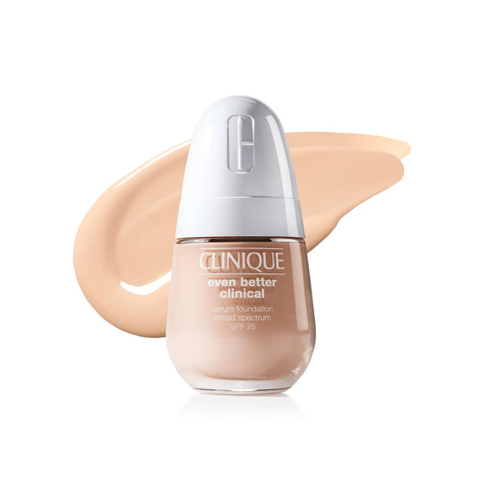 Clinique Even Better Clinical Serum Full Coverage Hydrating Foundation Broad Spectrum SPF 25 With Vitamin C, Salicylic Acid + Hyaluronic Acid For Oily Skin Types